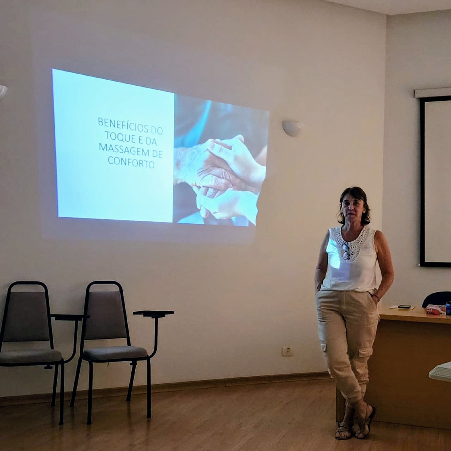 Rosana em palestra